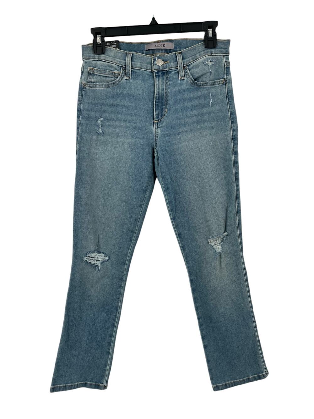 Joe's Jeans straight crop Mid-Rise Distressed Denim size 26